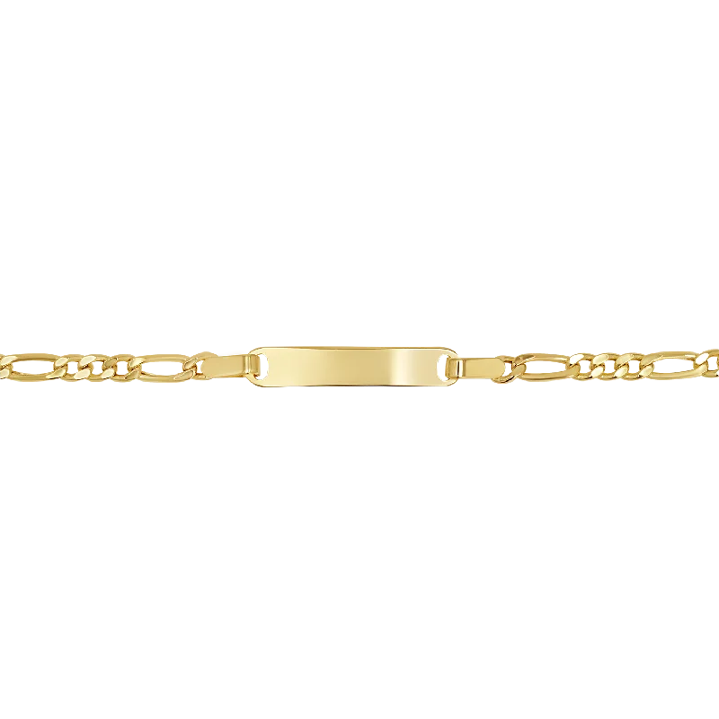 Men's Bracelets with Unique Designs-Figaro ID Bracelet