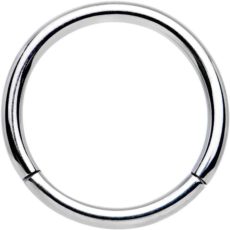 Beautifully Crafted Lip Rings16 Gauge 3/8 Solid G23 Implant Grade Titanium Hinged Segment Ring