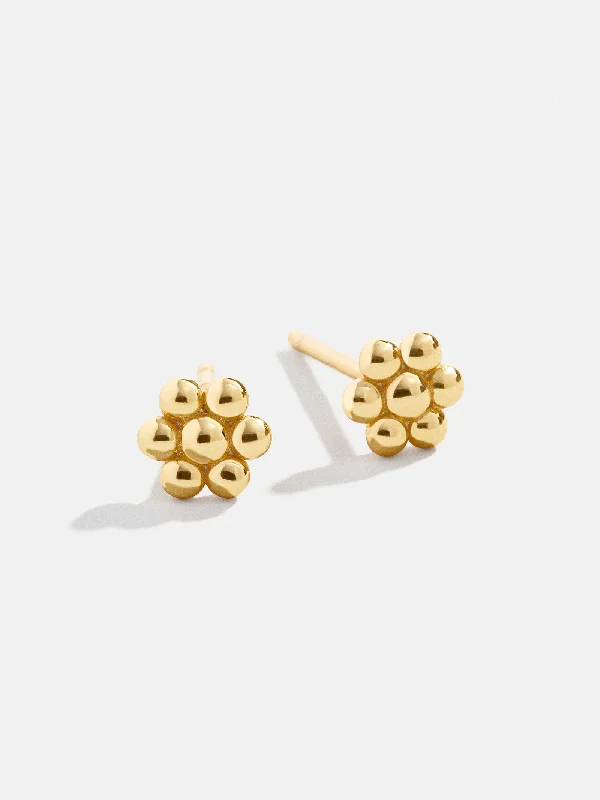 Women's Earrings – Elegant Designs for Every Personality--Dahlia 18K Gold Earrings - Flower