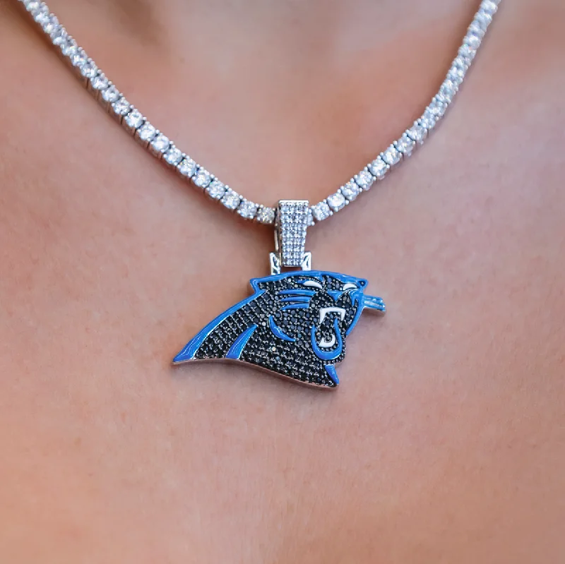 Shop Classic Women's Necklaces & Pendants with a Modern Twist-Carolina Panthers Official NFL Pendant Shop Classic Women's Necklaces & Pendants with a Modern Twist-Carolina Panthers Official NFL Pendant