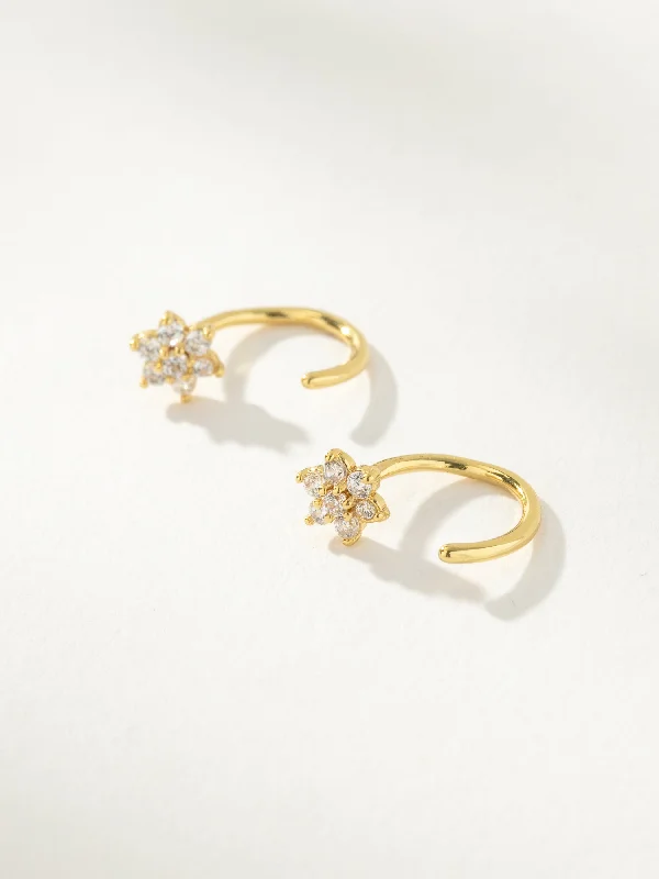 Women's Earrings – Elegant Designs for Every Personality--Flower Ear Jacket