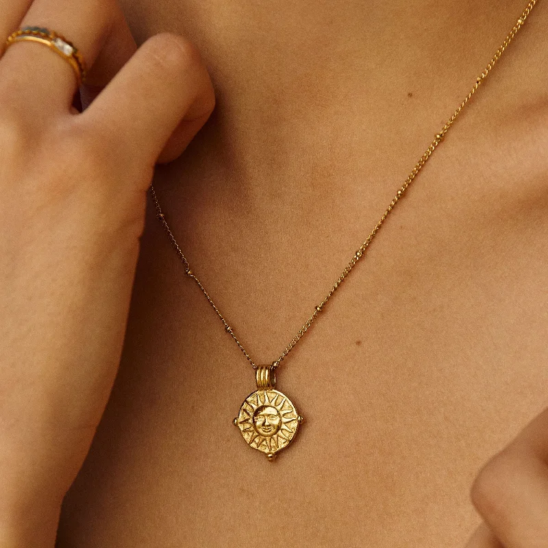 Shop Classic Women's  Necklaces & Pendants with a Modern Twist-Sol de Oro Necklace
