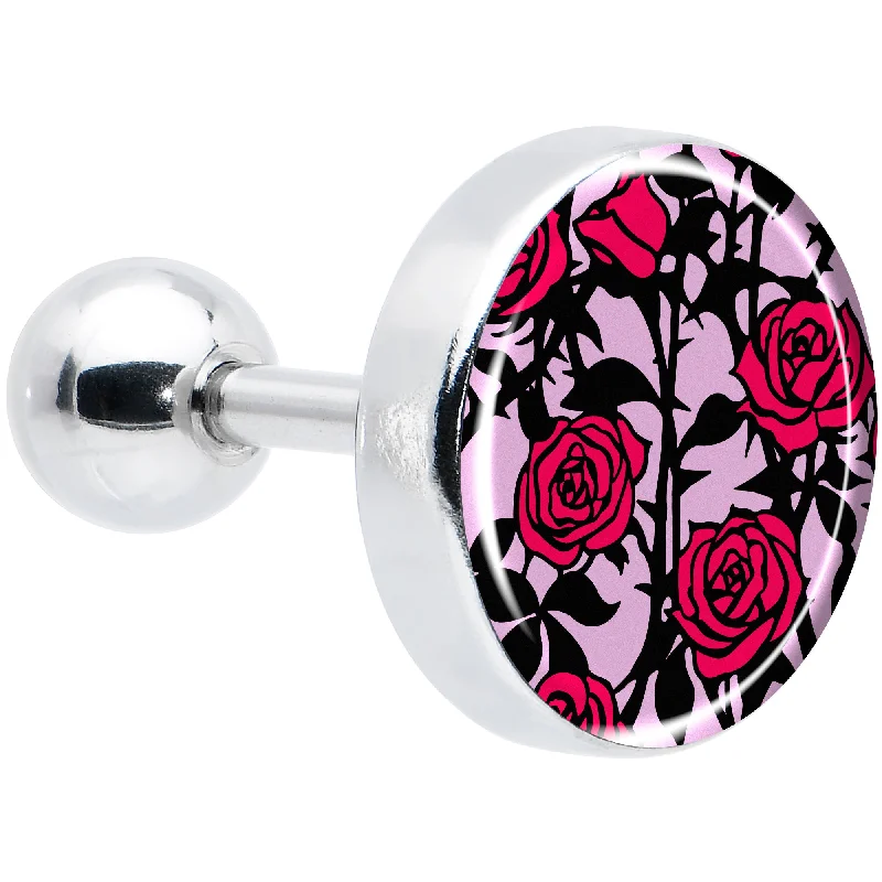 Women's Earrings – Elegant Designs for Every Personality--16 Gauge 1/4 Blossom Creation Floral Love of Roses Cartilage Earring
