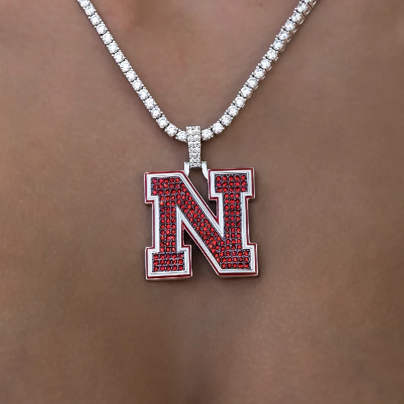 Shop Classic Women's Necklaces & Pendants with a Modern Twist-Nebraska Cornhuskers Official NCAA Logo Pendant Shop Classic Women's Necklaces & Pendants with a Modern Twist-Nebraska Cornhuskers Official NCAA Logo Pendant