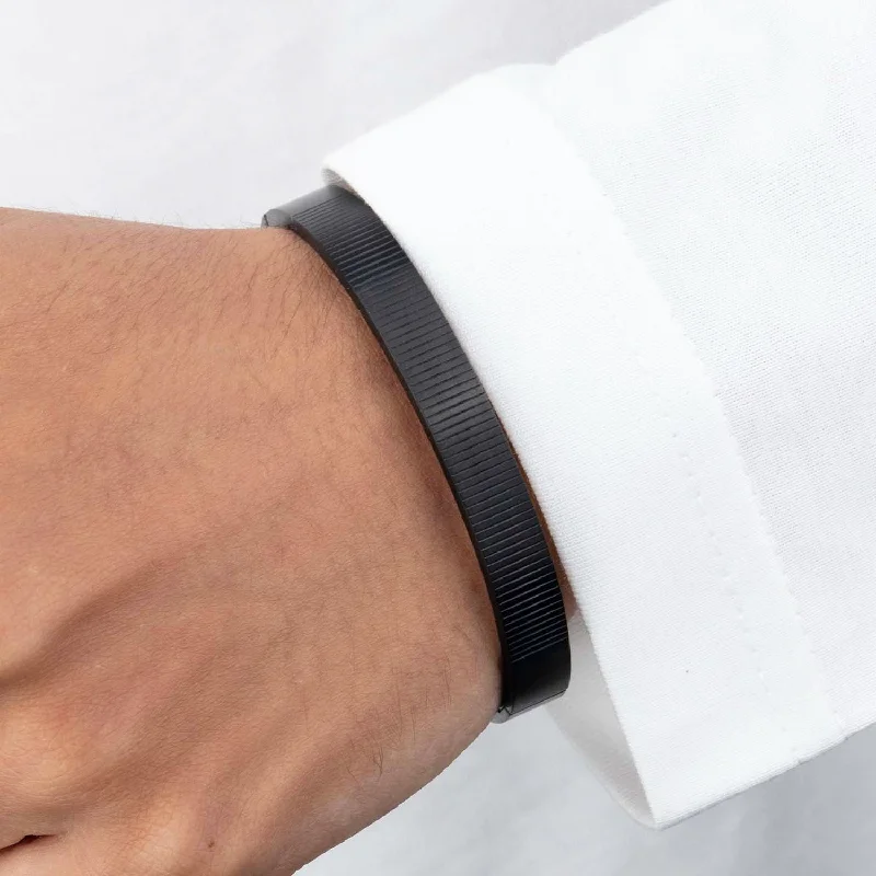 Beaded and Leather Bracelets for Men-Kratos Kada Bracelet