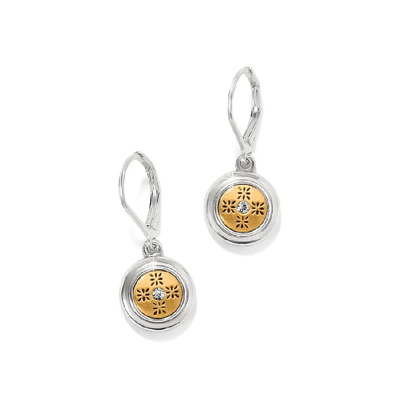 Women's Earrings – Elegant Designs for Every Personality--Mosaic Round Mini Leverback Earrings