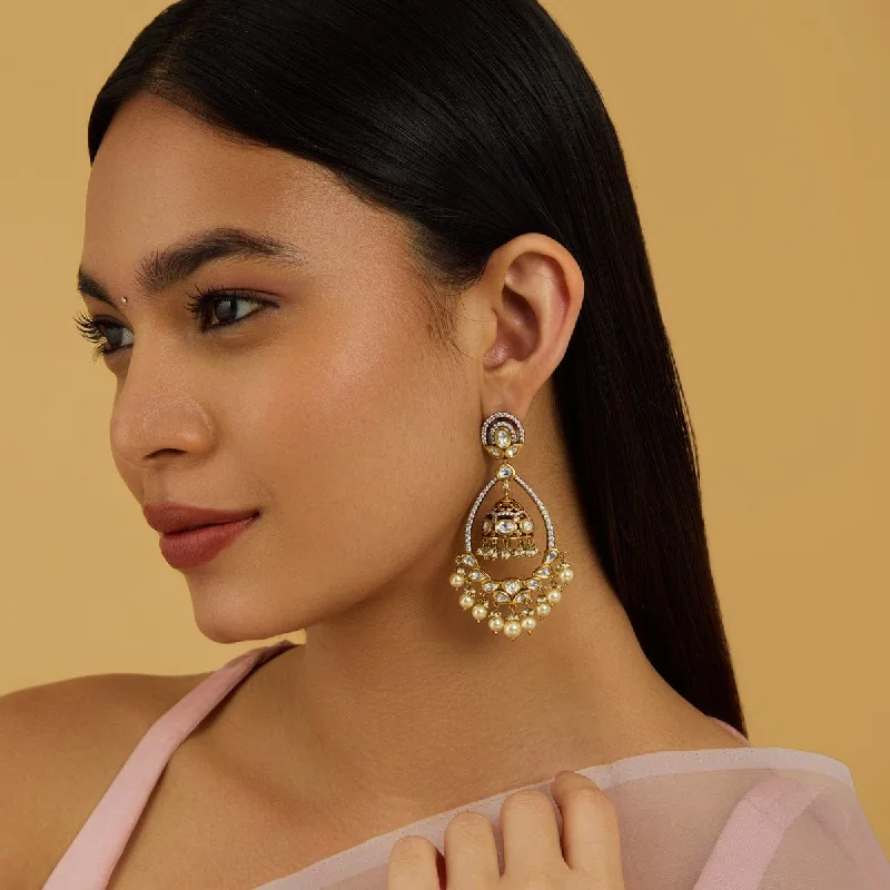 Women's Earrings – Elegant Designs for Every Personality--Kundan Earring 177604