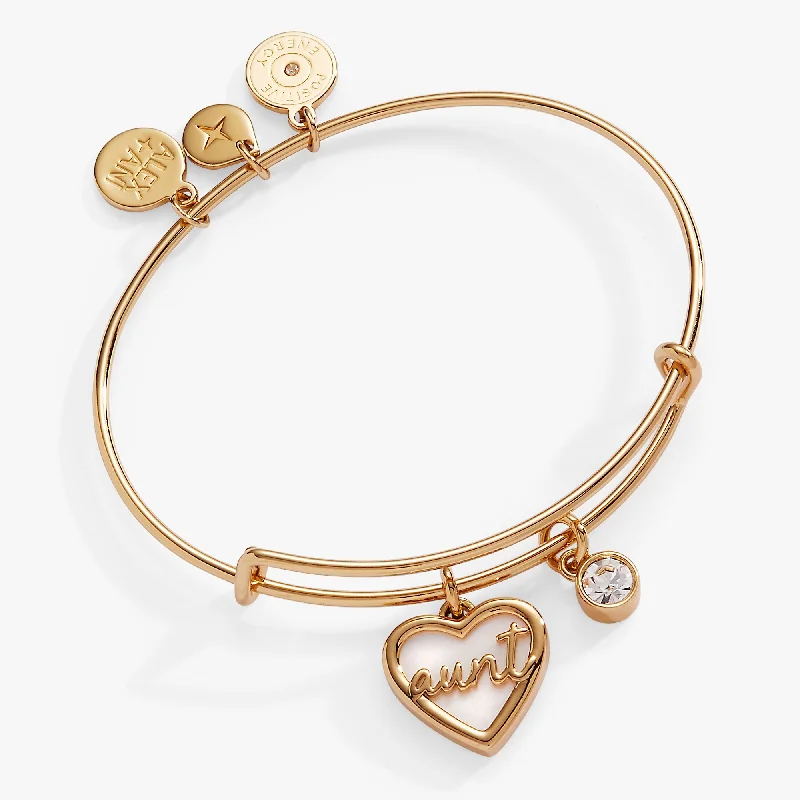 Gold Cuff Bangles for Women-Aunt Mother of Pearl Bangle