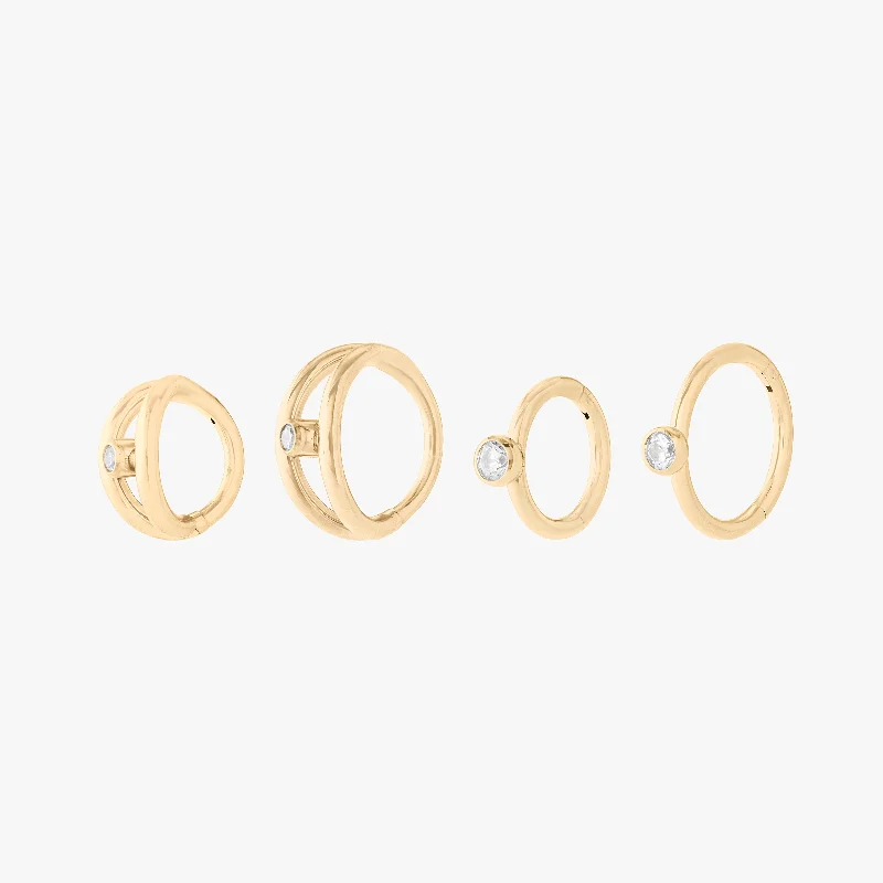 Women's Earrings – Elegant Designs for Every Personality--Bezel Clicker Set