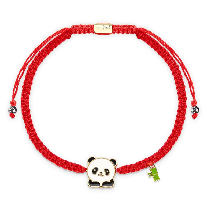 Adjustable Bracelets for Men-Buddha Stones Tibetan Handmade Panda Bamboo Lucky Red String Bracelet Adjustable Bracelets for Men-Buddha Stones Tibetan Handmade Panda Bamboo Lucky Red String Bracelet
