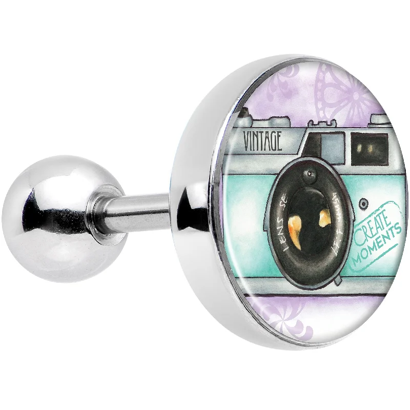 Women's Earrings – Elegant Designs for Every Personality--Vintage Camera Tragus Cartilage Earring Women's Earrings – Elegant Designs for Every Personality--Vintage Camera Tragus Cartilage Earring
