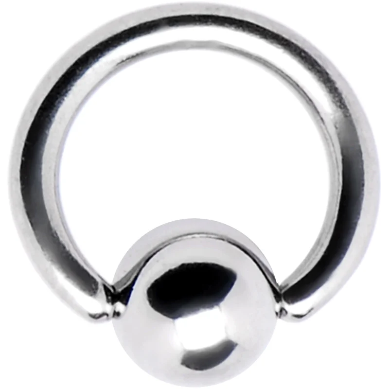 Women's Earrings – Elegant Designs for Every Personality--16 Gauge 1/4 Stainless Steel BCR Captive Ring