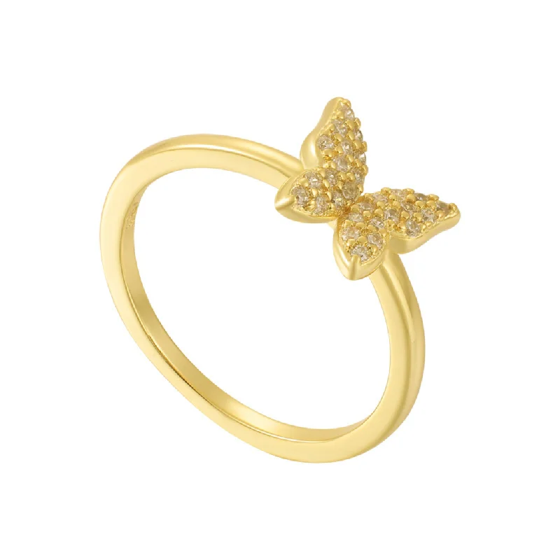 Chic Women's Rings for Fashion-Forward Looks-Grow Your Wings Ring