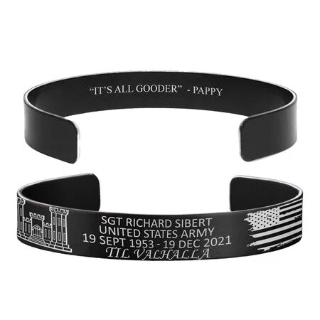 Custom Bracelets for Men-SGT Richard Sibert Memorial Band – Hosted by the Kempton Family Custom Bracelets for Men-SGT Richard Sibert Memorial Band – Hosted by the Kempton Family