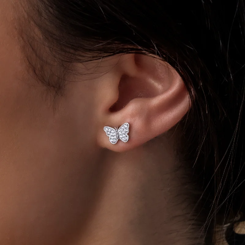 Women's Earrings – Elegant Designs for Every Personality--Butterfly Stud Earrings