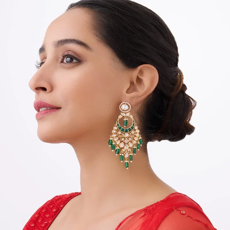 Women's Earrings – Elegant Designs for Every Personality--Kundan Earring 164031