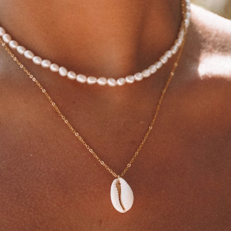 Shop Classic Women's  Necklaces & Pendants with a Modern Twist-Cowrie Shell Pendant