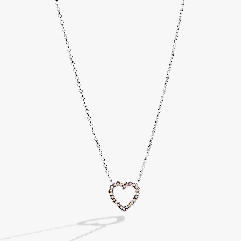 Shop Classic Women's Necklaces & Pendants with a Modern Twist-Heart and Crystal Necklace Shop Classic Women's Necklaces & Pendants with a Modern Twist-Heart and Crystal Necklace