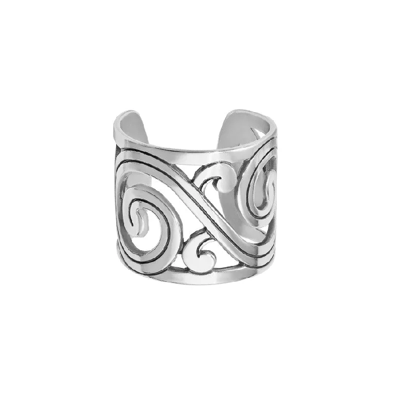 Chic Women's Rings for Fashion-Forward Looks-Christo Barcelona Wide Ring