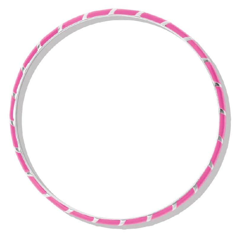 Bangles for Women with Unique Designs-Blossom Hill Rouge Skinny Bangle