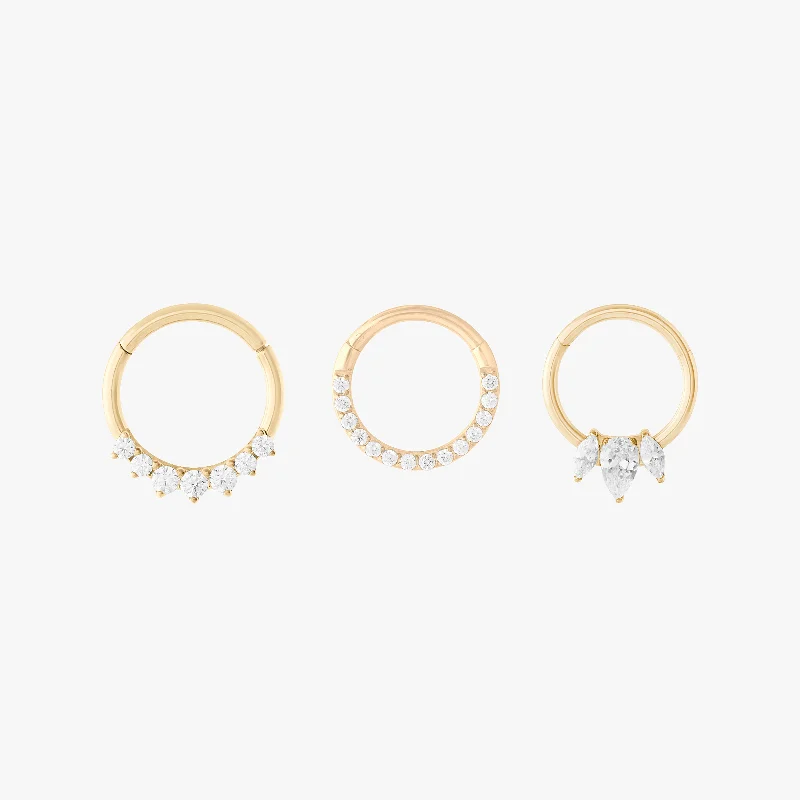 Women's Earrings – Elegant Designs for Every Personality--Deck your Daith Set