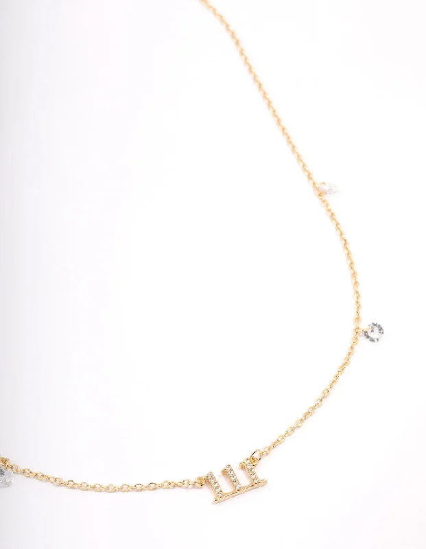 Shop Classic Women's Necklaces & Pendants with a Modern Twist-Gold Plated 111 Angel Number Cubic Zirconia Pendant Necklace Shop Classic Women's Necklaces & Pendants with a Modern Twist-Gold Plated 111 Angel Number Cubic Zirconia Pendant Necklace