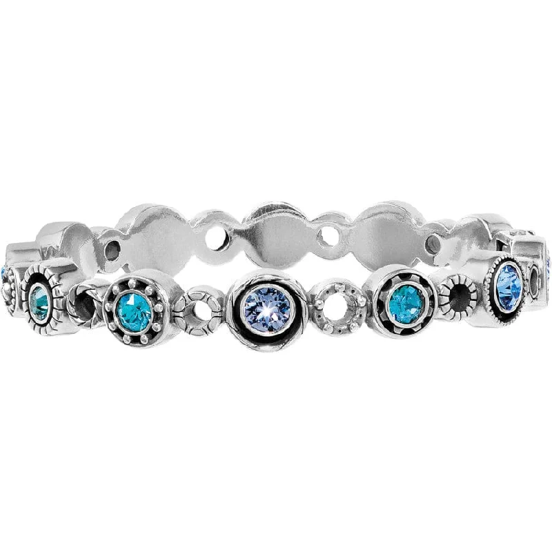 Adjustable Bangles for Women-Halo Burst Hinged Bangle
