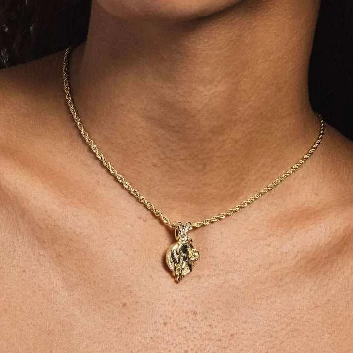 Shop Classic Women's  Necklaces & Pendants with a Modern Twist-Taurus Sign Pendant