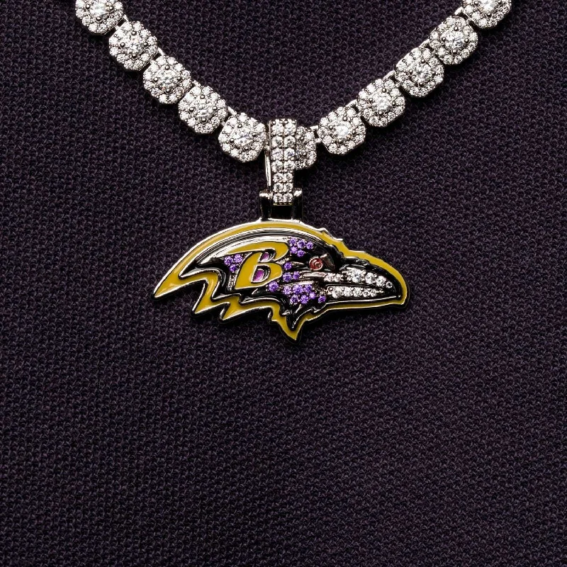 Exclusive Men's Necklaces & Pendants for the Modern Gentleman-Baltimore Ravens Official NFL Pendant Exclusive Men's Necklaces & Pendants for the Modern Gentleman-Baltimore Ravens Official NFL Pendant