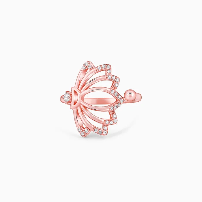 Chic Women's Rings for Fashion-Forward Looks-Rose Gold Alli Ring