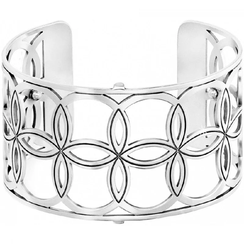 Unique Wooden Bangles for Women-Christo NYC Wide Cuff Bracelet