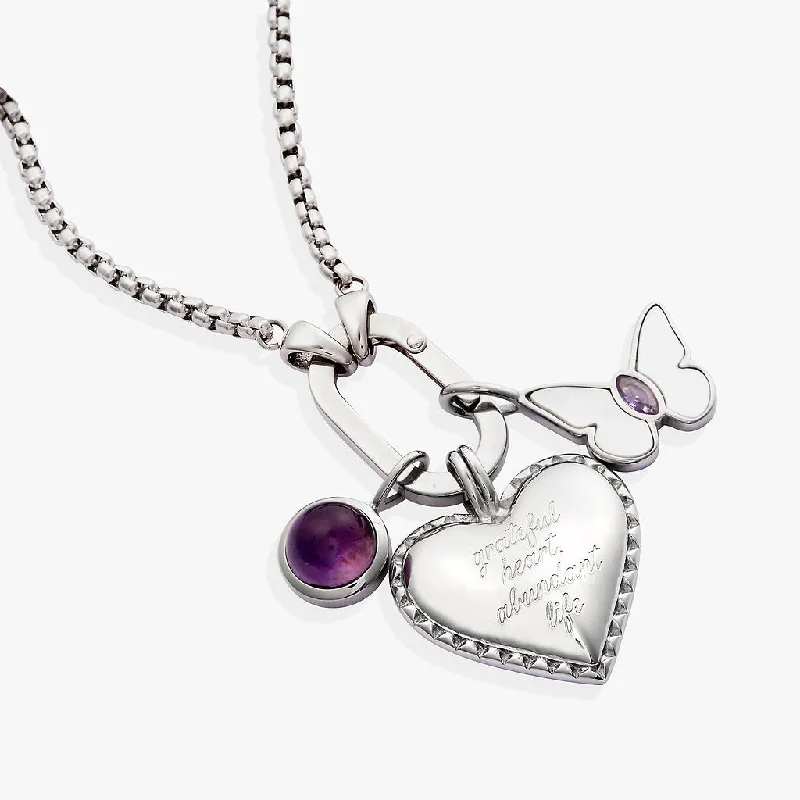 Shop Classic Women's Necklaces & Pendants with a Modern Twist-Heart Trio Interchangeable Charm Necklace Shop Classic Women's Necklaces & Pendants with a Modern Twist-Heart Trio Interchangeable Charm Necklace