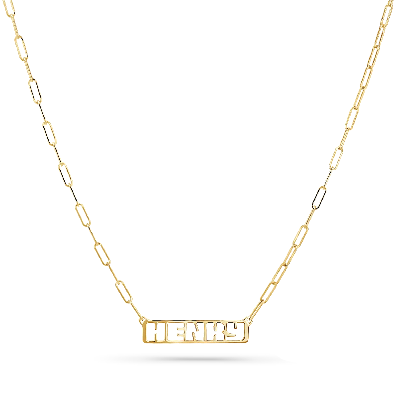 Shop Classic Women's Necklaces & Pendants with a Modern Twist-Customizable Cut-Out Name Necklace Shop Classic Women's Necklaces & Pendants with a Modern Twist-Customizable Cut-Out Name Necklace