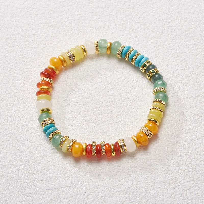 Classic Bangles for Women-Buddha Stones Natural Red Agate Jade Rainbow Confidence Bracelet Classic Bangles for Women-Buddha Stones Natural Red Agate Jade Rainbow Confidence Bracelet