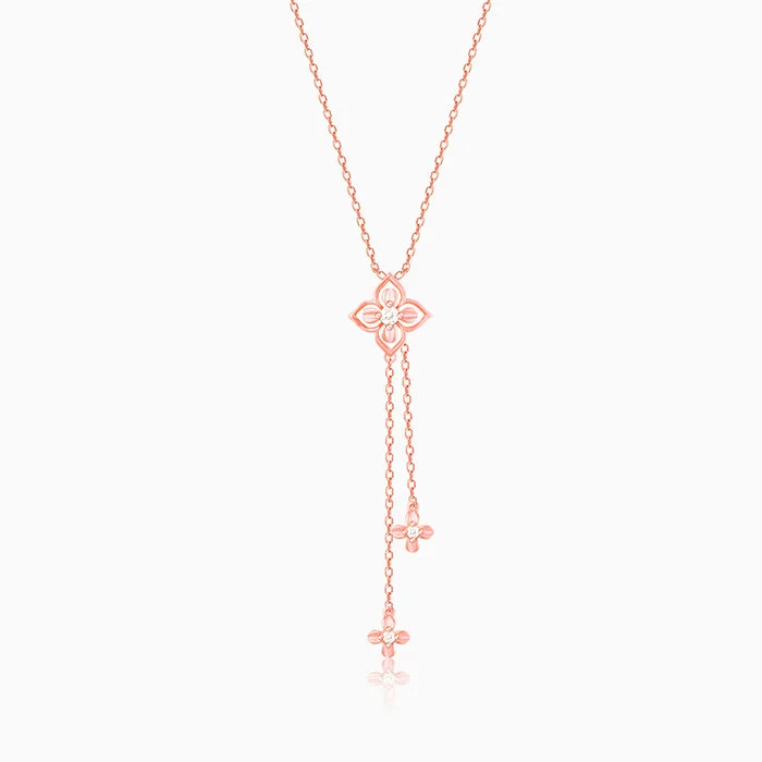 Shop Classic Women's Necklaces & Pendants with a Modern Twist-Rose Gold Artsy Floral Necklace Shop Classic Women's Necklaces & Pendants with a Modern Twist-Rose Gold Artsy Floral Necklace