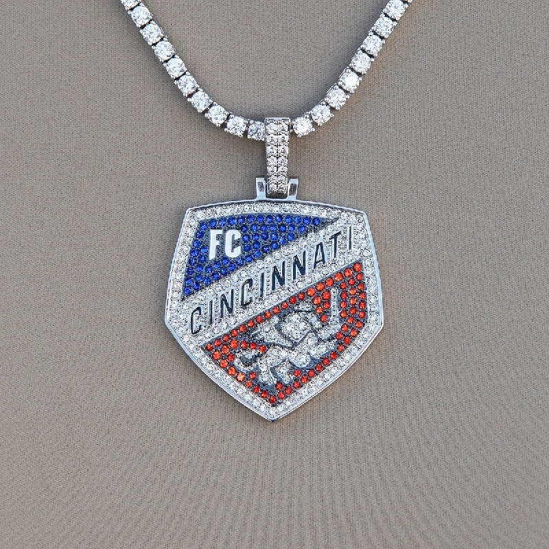 Shop Classic Women's Necklaces & Pendants with a Modern Twist-FC Cincinnati Official MLS Logo Pendant Shop Classic Women's Necklaces & Pendants with a Modern Twist-FC Cincinnati Official MLS Logo Pendant