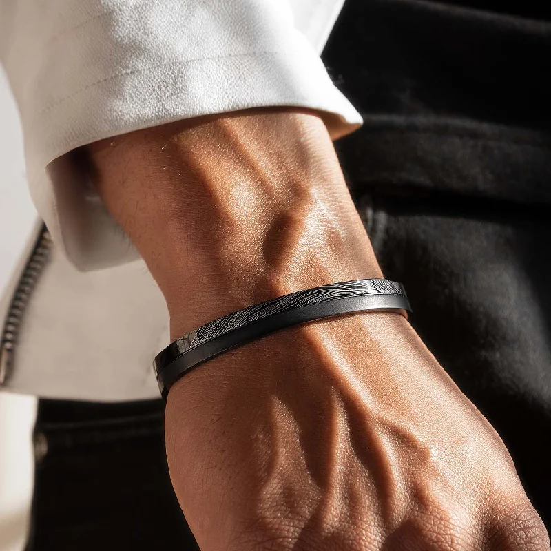 Handcrafted Bracelets for Men-Wind Drift Kada Bracelet