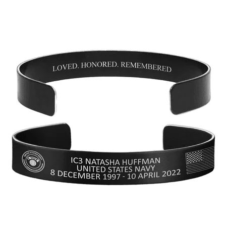 Customizable Bracelets for Men-IC3 Natasha Huffman Memorial Band – Hosted by the Family Customizable Bracelets for Men-IC3 Natasha Huffman Memorial Band – Hosted by the Family