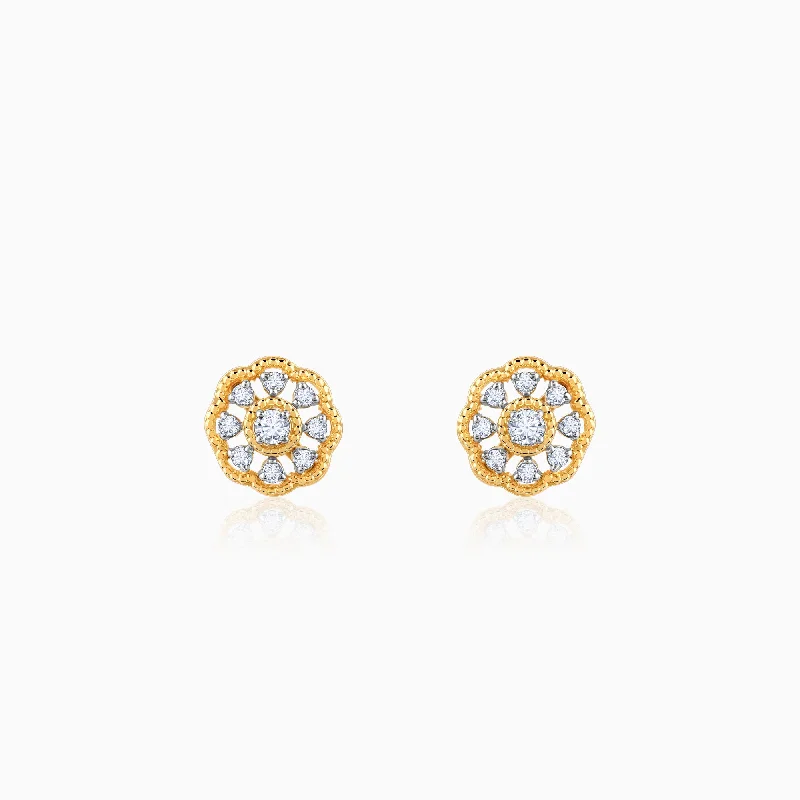 Women's Earrings – Elegant Designs for Every Personality--Gold Bloom Buddies Diamond Earrings Women's Earrings – Elegant Designs for Every Personality--Gold Bloom Buddies Diamond Earrings
