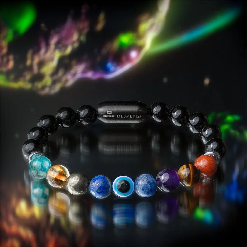 Minimalist Beaded Bracelets for Men-Super 9 Chakra Natural Stone Bracelet