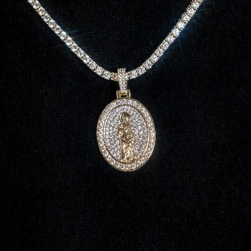 Exclusive Men's Necklaces & Pendants for the Modern Gentleman-Saint Catherine Pendant Exclusive Men's Necklaces & Pendants for the Modern Gentleman-Saint Catherine Pendant