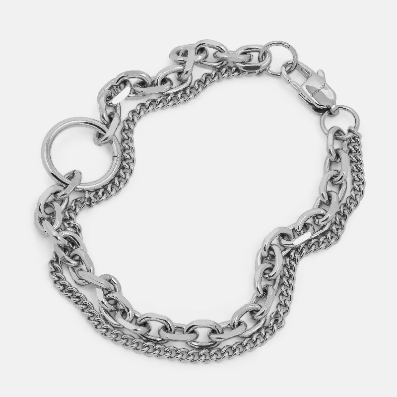 Simple Metal Chain Bracelets for Men-Strain
