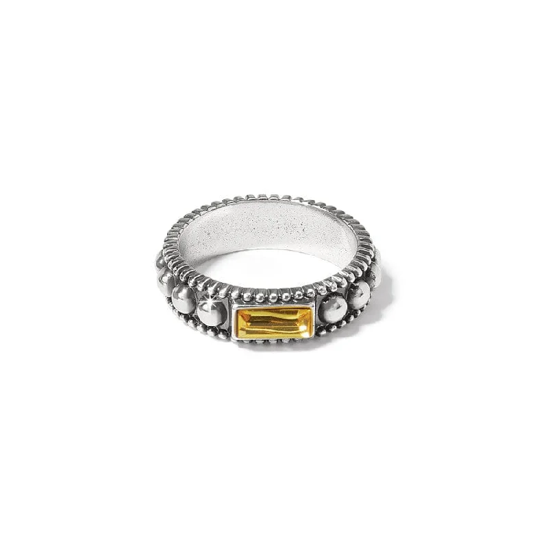 Chic Women's Rings for Fashion-Forward Looks-Pretty Tough Gem Ring