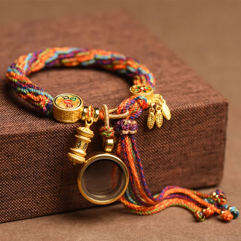 Men's Adjustable Leather Bracelets with Charms-Buddha Stones Tibetan Om Mani Padme Hum Dreamcatcher Luck Colorful Reincarnation Knot String Bracelet Men's Adjustable Leather Bracelets with Charms-Buddha Stones Tibetan Om Mani Padme Hum Dreamcatcher Luck Colorful Reincarnation Knot String Bracelet