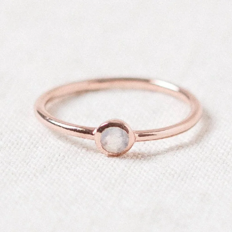 Chic Women's Rings for Fashion-Forward Looks-Rainbow Moonstone Silver, Gold or Rose Gold Ring Chic Women's Rings for Fashion-Forward Looks-Rainbow Moonstone Silver, Gold or Rose Gold Ring