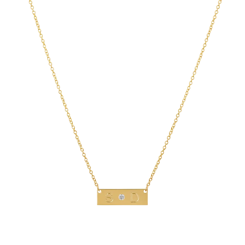 Shop Classic Women's Necklaces & Pendants with a Modern Twist-Diamond Letter Nameplate Necklace Shop Classic Women's Necklaces & Pendants with a Modern Twist-Diamond Letter Nameplate Necklace