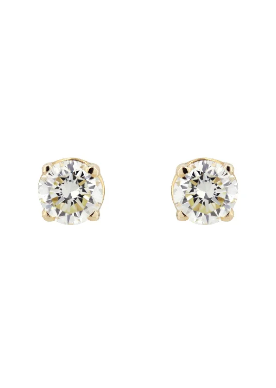 Shop Durable Men's Earrings for Everyday Wear-Round Diamond Stud Earrings | 0.3 Carats Shop Durable Men's Earrings for Everyday Wear-Round Diamond Stud Earrings | 0.3 Carats