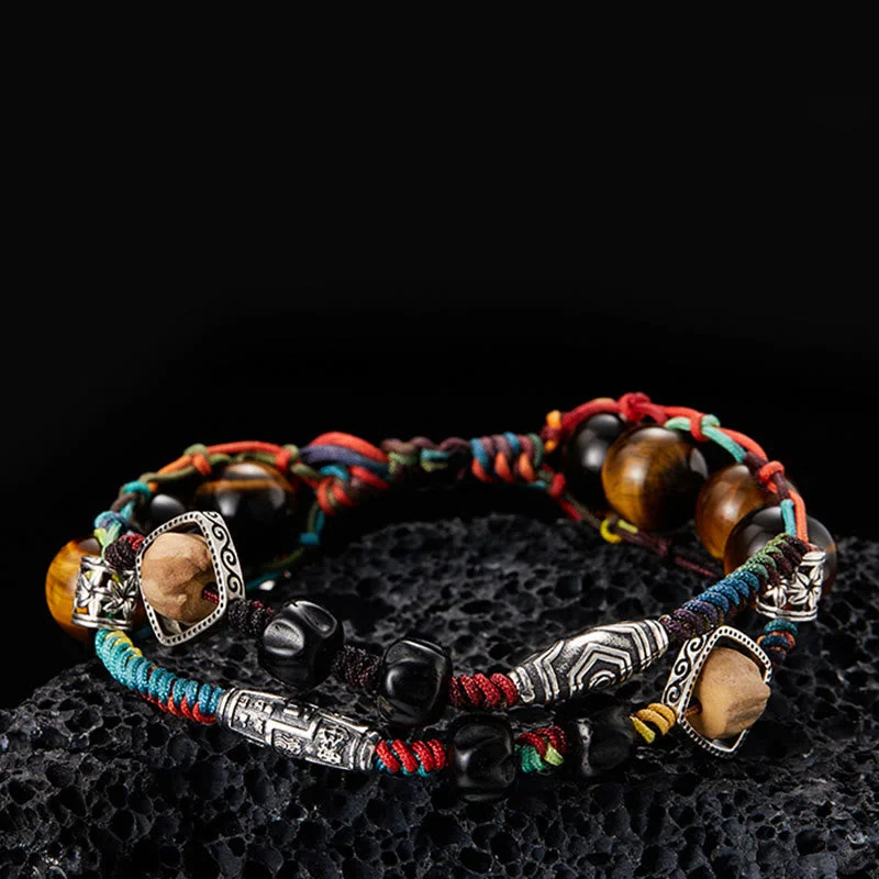 Stylish Bracelets for Men with Engraving-Buddha Stones 925 Sterling Silver Tiger's Eye Bodhi Seed Handmade Courage Bracelet Stylish Bracelets for Men with Engraving-Buddha Stones 925 Sterling Silver Tiger's Eye Bodhi Seed Handmade Courage Bracelet