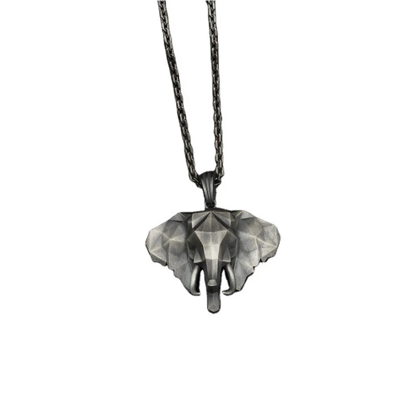 Shop Classic Women's Necklaces & Pendants with a Modern Twist-Buddha Stones Elephant Pewter Titanium Steel Strength Necklace Pendant Shop Classic Women's Necklaces & Pendants with a Modern Twist-Buddha Stones Elephant Pewter Titanium Steel Strength Necklace Pendant