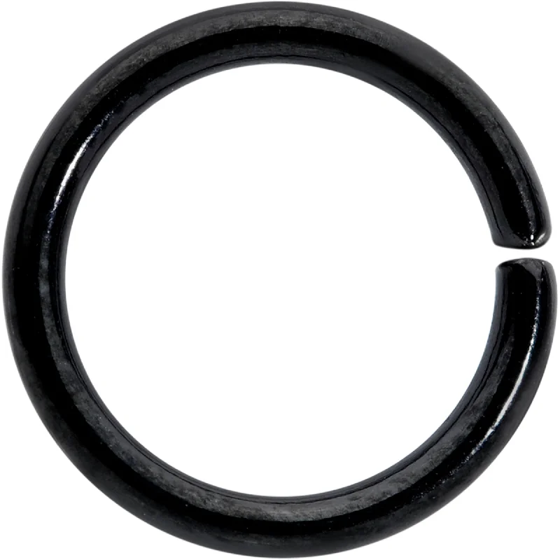 Nose Rings with Artistic Motifs -16 Gauge 5/16 Black Titanium Anodized Annealed Seamless Circular Ring Nose Rings with Artistic Motifs -16 Gauge 5/16 Black Titanium Anodized Annealed Seamless Circular Ring